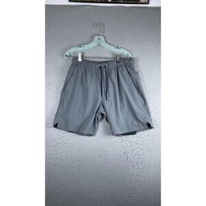 Nike Dri-FIT Shorts Mens Large Gray Athletic Running 7 Inseam Lined Performance